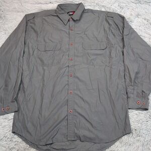 CXS 21 Shirt Mens XL Gray‎ Button Up Pockets Gorpcore Casual Comfort Performance